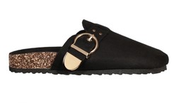 Matalan Black Buckle Closed Toe Sandals £14