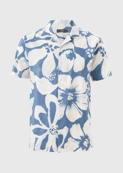 Matalan Blue Smart Floral Shirt £16