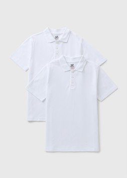 Matalan Easy Dressing 2 Pack Polos Unisex from £4