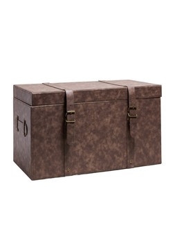 Matalan Leather Trunk