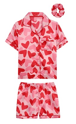 Matalan Girls Red Heart Pyjamas &pound;11-13