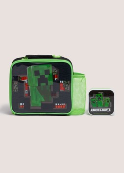 Matalan Minecraft Green Lunch Bag & Snack Box Set £8.50
