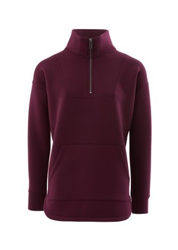Matalan Souluxe Burgundy Half Zip £22