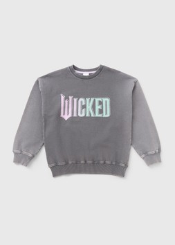 Matalan Wicked Girls Grey Acid Wash Sweatshirt from £10