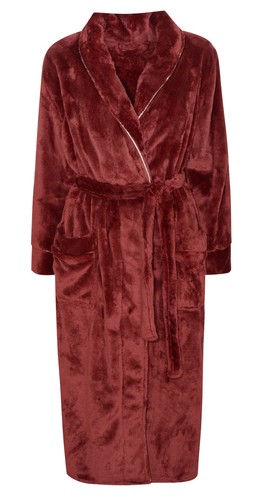 Matalan x LM Vicky Pattison Piped Gown Burgundy £40