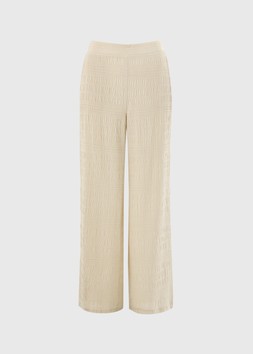 STITCH DETAIL WIDE LEG C CREAM £22