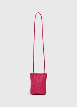 WOVEN PHONE BAG PINK £6