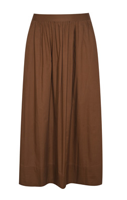 Brown Poplin Circle Skirt, £25.99