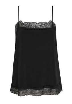 Black Lace Trim Cami Top, £17.99 (952932501)