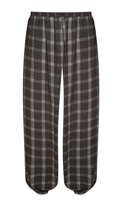 Brown Check Cuffed Leg Trousers £29.99