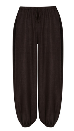 Brown Drawstring Cuffed Trousers £27.99