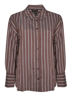 New Look, Brown Striped Button Up Shirt £25.99