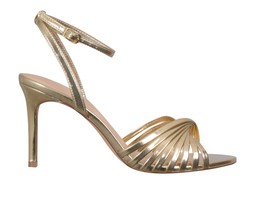 New Look Gold Twisted Vamp Heel Sandals, £36.99