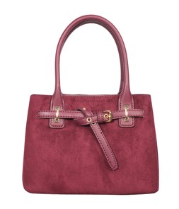 Burgundy Faux Suede Mini Crossbody Bag, £24.99 (937317867)