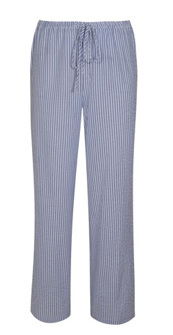 New Look Blue Striped Seersucker Wide Leg Trousers £29.99
