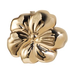 New Look Gold Metallic Flower Box Clutch Bag £25.99