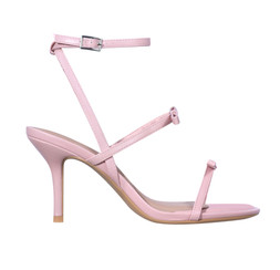 Pink Faux Leather Bow Strap Stiletto Heel Sandals, New Look, £35.99 (924459170)
