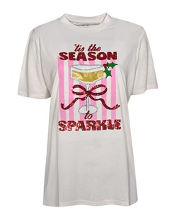 White Sequin Cocktail T-Shirt, £13.99 (935886812)