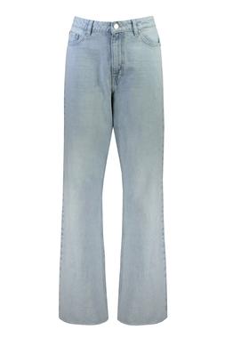 Mid Wash Wide Leg Jeans