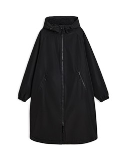 Black All Weather Robe Coat