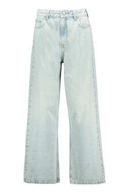 Blue Lightwash Wide Leg Jean
