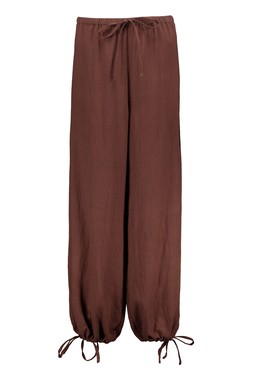 Brown Soft Safari Cuff Trouser
