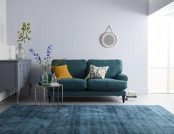 DFS So Simple Viv three-seater sofa in Simply Wool Look in Peacock Teal