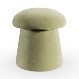 30971221 Mushroom Velvet Storage Footstool £49