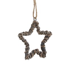 30971886 Woven Wicker Star Hanging Decoration £1