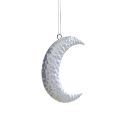 30973516 Silver Metal Moon Hanging Decoration £2.50