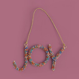 30974786 Sophie Robinson Beaded Joy Hanging Decoration £4
