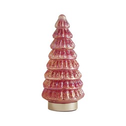 30982770 Magenta Light Up Glass Tree £15