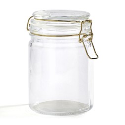 Glass Jar with Gold Clip Lid £3 - £7