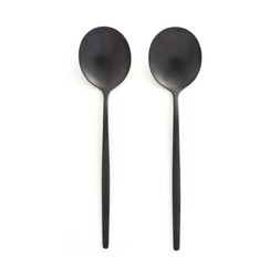 Hexham Set of 2 Black Serving Spoons £5