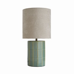 Maddie Tile Table Lamp Green