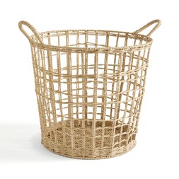 Paper Rope Fisherman Woven Storage Basket £25