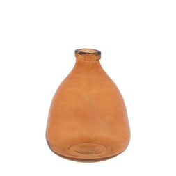 Soria Hand blown Glass Amber Vase £40