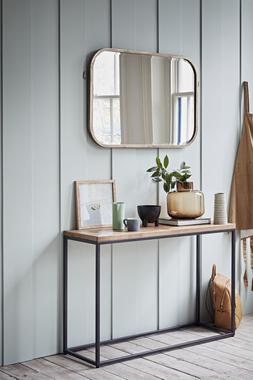 Furniture Village - Globe Console Table, &pound;299, Landon Mirror, &pound;149