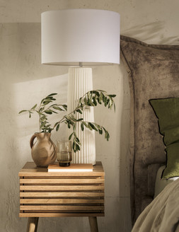 Furniture Village Askel Wood Bedside Table