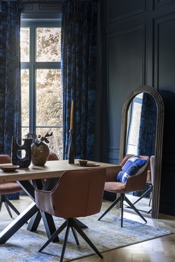 Bodahl Njord Raw Edge 180cm Dining Table with Metal Star Base in Old Bassano - £1,799