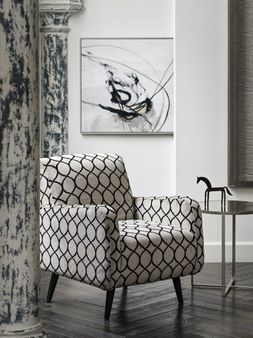 Furniture Village - Alexander and James Sumptuous Fabric Accent Chair, &pound;795