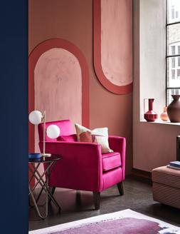 Furniture Village - Felix Accent Chair, &pound;495, Aldo Lamp Table, &pound;249, G Plan Avon Footstool, &pound;469