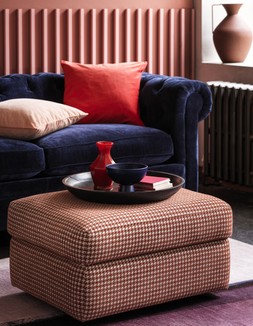 Furniture Village - Ralph 3 Seater Sofa, &pound;1295, Avon Footstool, &pound;469