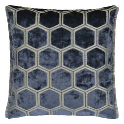 MANIPUR MIDNIGHT VELVET CUSHION CCDG1067