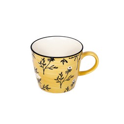 Cow Parsley mug, mustard