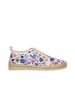 Moshulu x National Trust canvas shoe, Wagtail