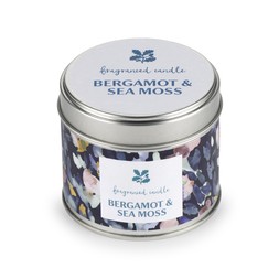 NT Tin Candle Bergamot and Seamoss