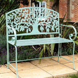 Bench Tree of life Sage Green £200