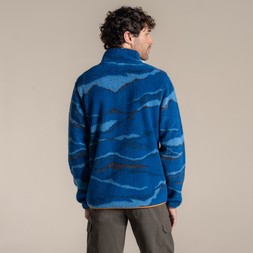 Rawthey Half Zip in Juniper Berry Print £75.00