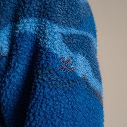 Rawthey Half Zip in Juniper Berry Print £75.00
